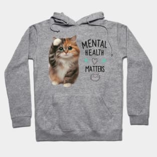 Mental Health Matters: Feline Friends Hoodie